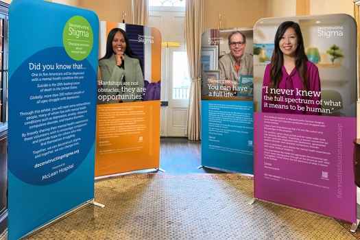 Deconstructing Stigma display at MA State House