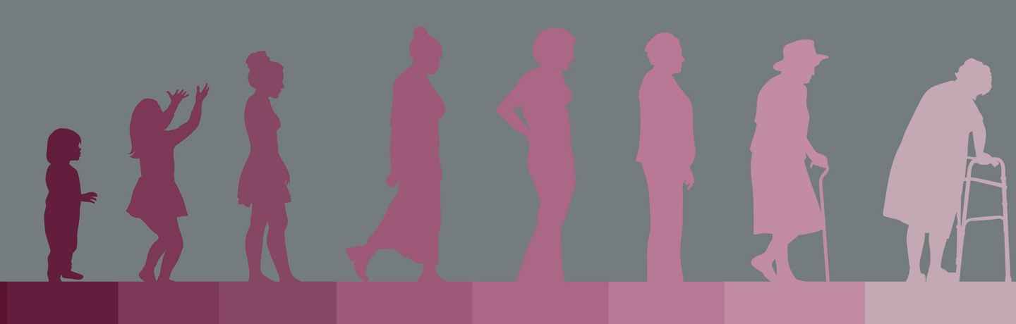 Illustration of girls and women across the lifespan