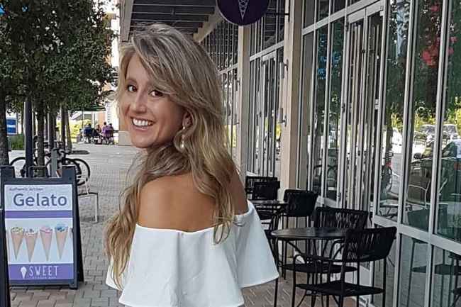 Woman smiling