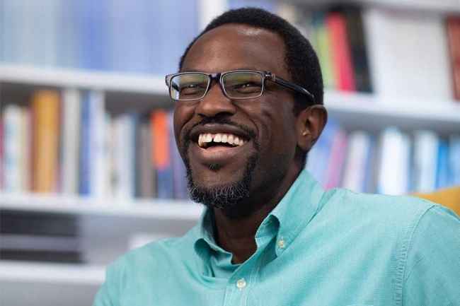 Man smiling