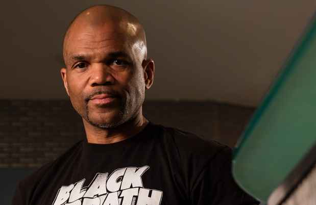 Participant Darryl - person wearing a black t-shirt