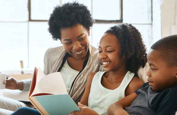 Family reads together