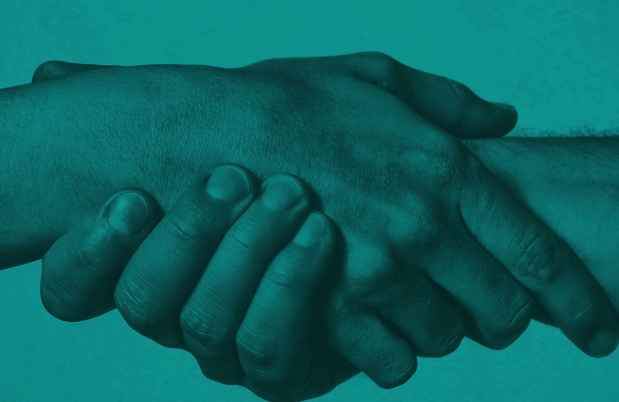 Hands clasping