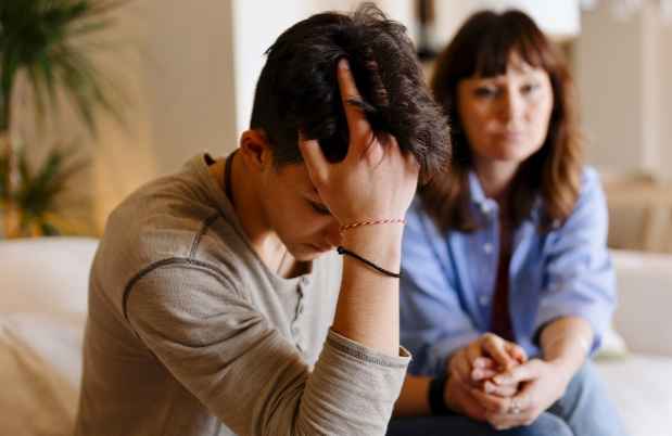 Parent consoles upset teen