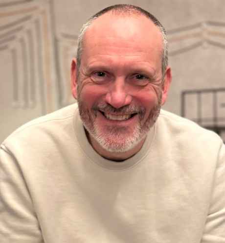 Deconstructing Stigma participant Steve - person in white sweater