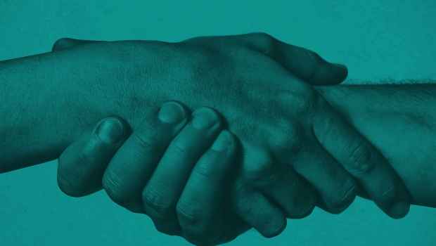 Hands clasping