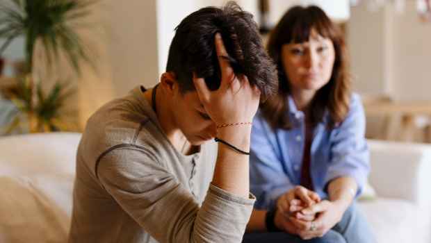 Parent consoles upset teen